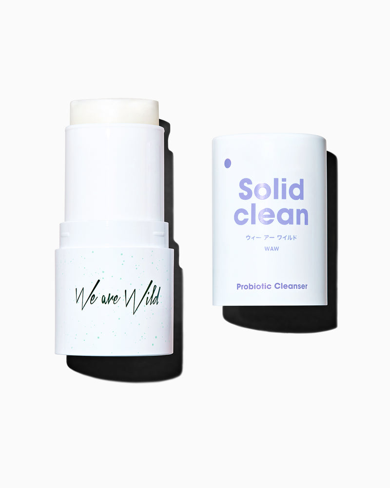 Solid Clean Probiotic Cleanser - This ultimate 3-in-1 facial cleanser